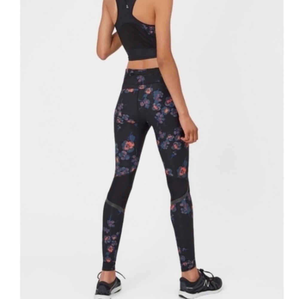Sweaty Betty women’s full length cherry blossom leggings